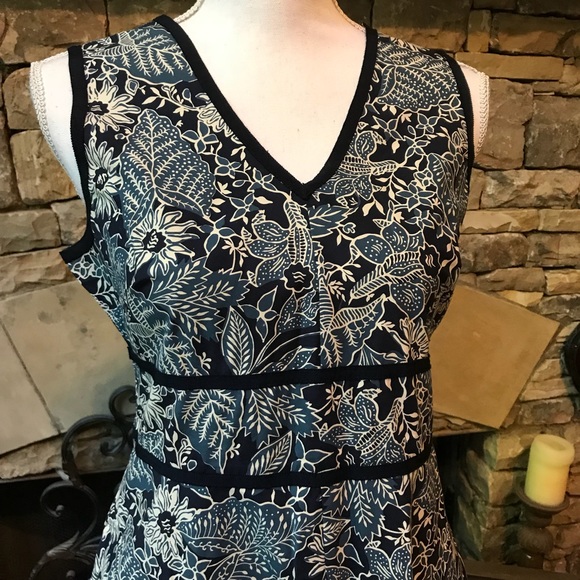 NWOT Petite Eddie Bauer Floral Sleeveless Dress 8 - Picture 2 of 8